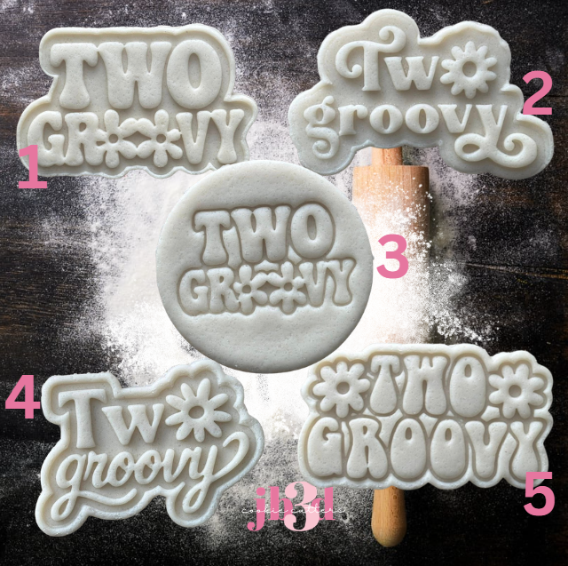 TWO GROOVY - Cutters & Stamps