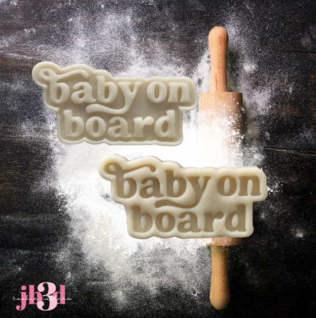 Baby on Board (Surf) - Cutters & Stamps