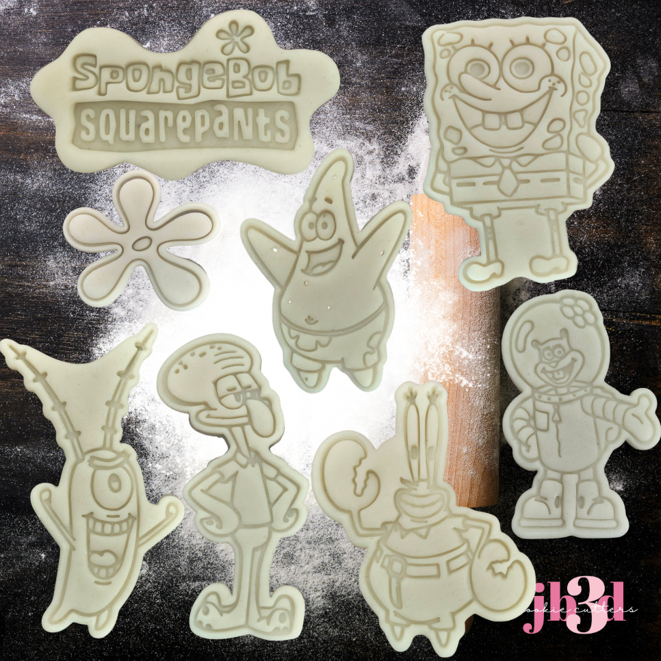 Spongebob - Cutters & Embosser Stamps