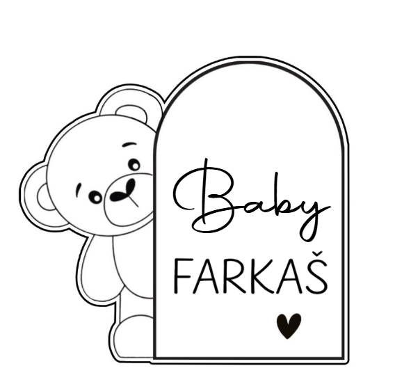 Custom Teddy Arch - Cutter & Embosser Stamp