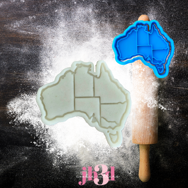 Australia x2 deisgns - Cutters & Embosser Stamps