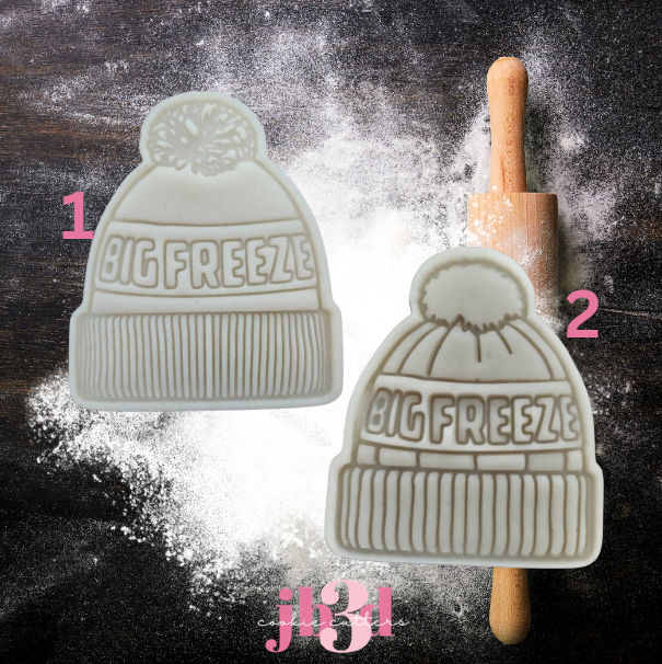 BIG FREEZE Beanie 2 styles - Cutters & Embosser Stamps