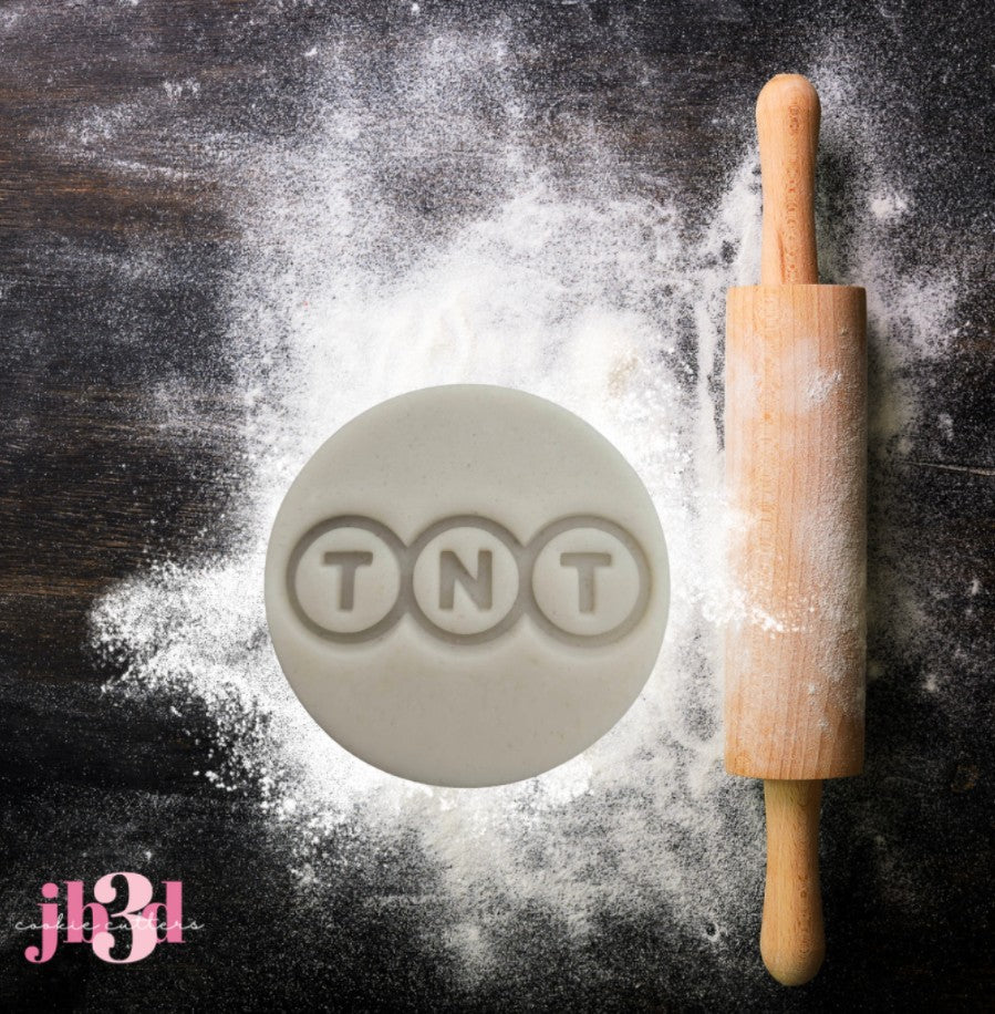 TNT Delivery Van & 70mm logo Embosser Stamp