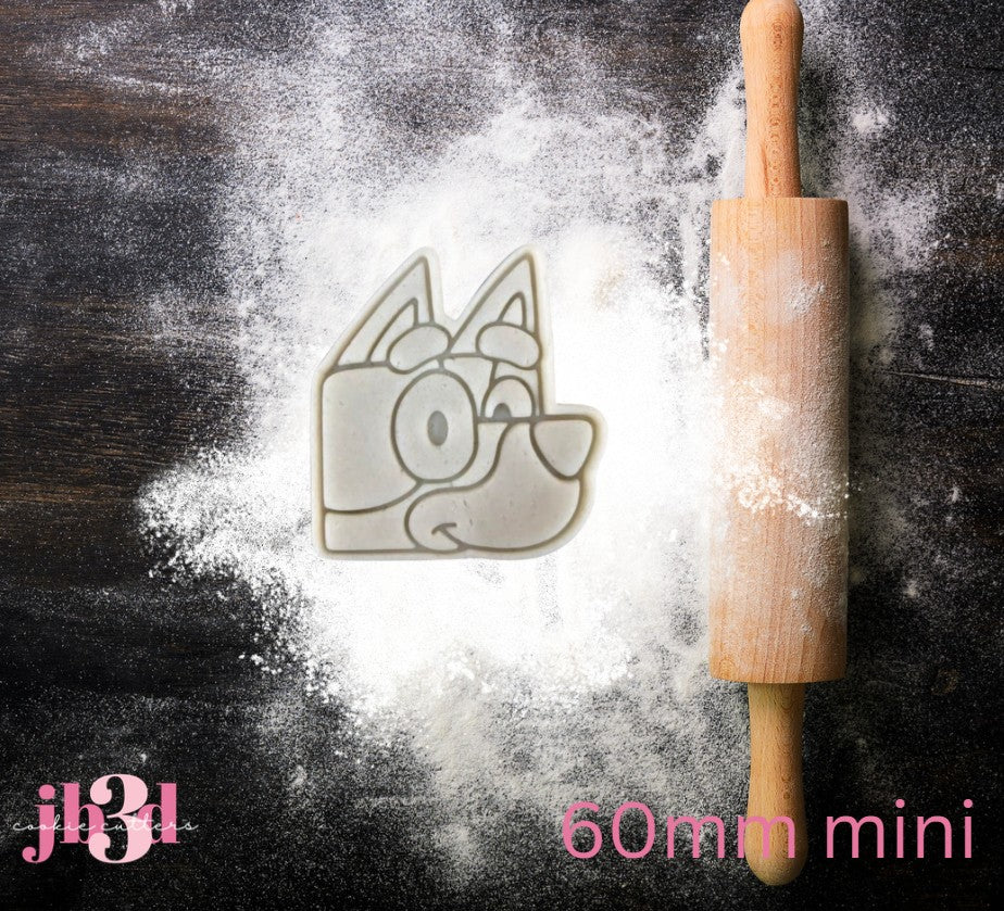 Bluey and Bingo heads MINI 60mm Embosser Stamps