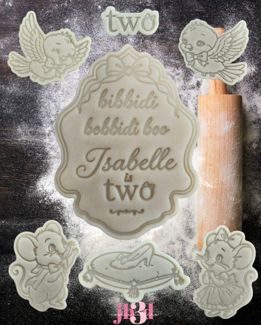 BIBBITY BOBBITY TWO - Invitation Match Cutters & Embosser Stamps