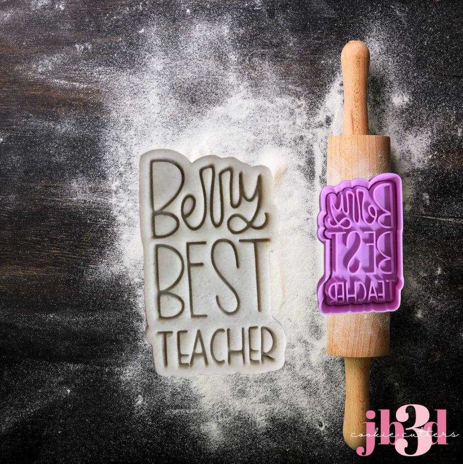 Berry Best Teacher - 4 x designs Cutters & Stamps