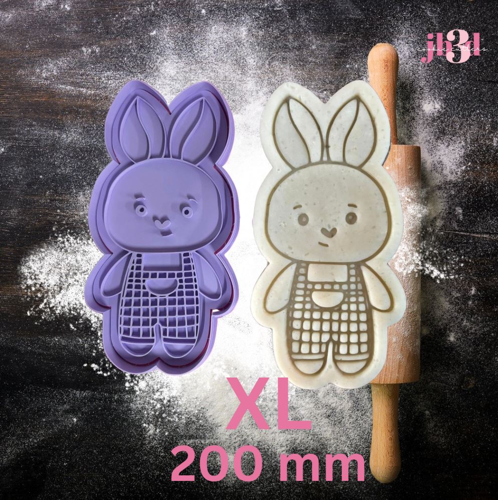 XL Bunnies - Cutters & Embosser Stamps