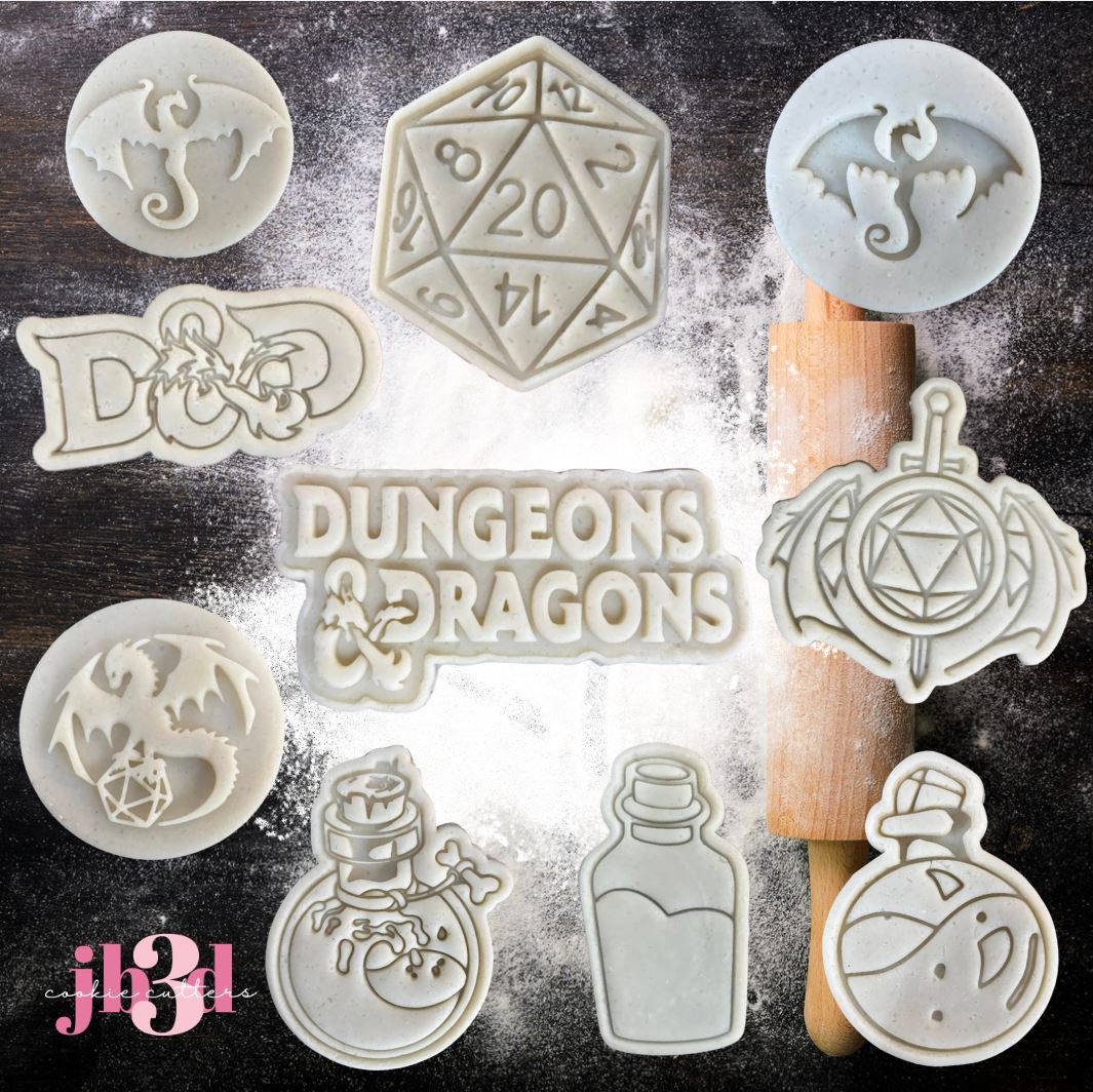Dungeons & Dragons Set Cutters & Stamps