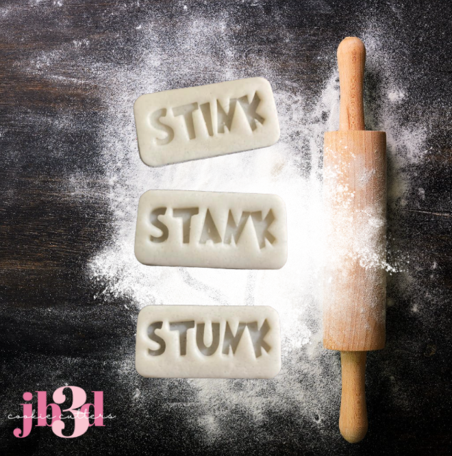 Mini - STINK STANK STUNK - Cutter Debosser & Stamps
