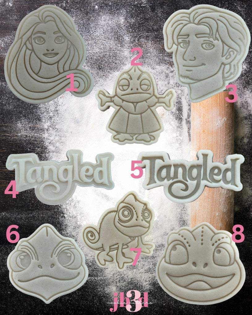 Tangled - Cutters & Embosser Stamps