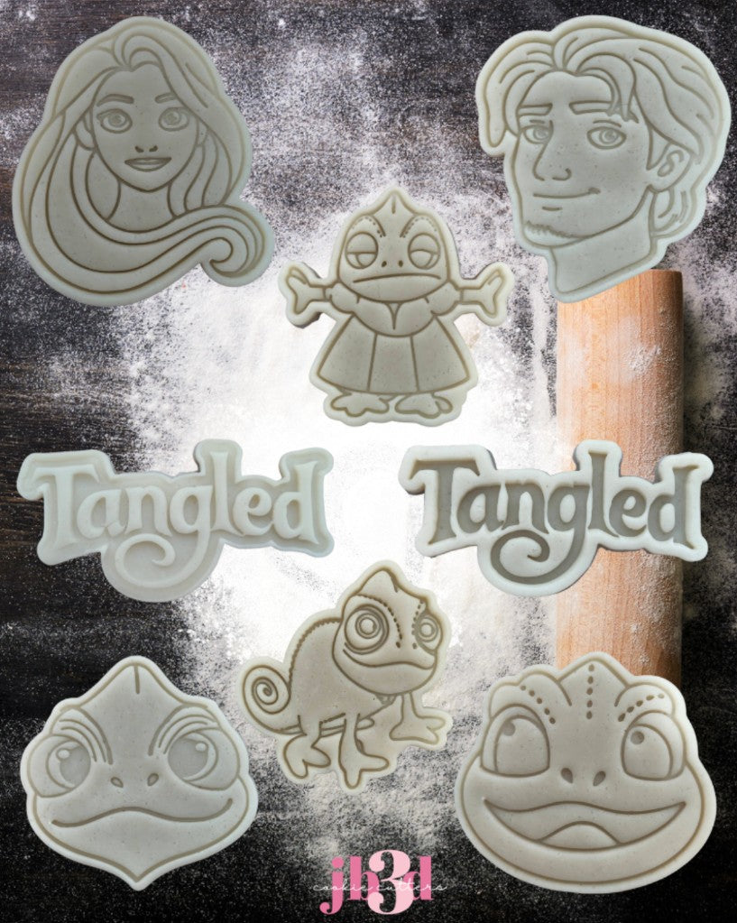 Tangled - Cutters & Embosser Stamps