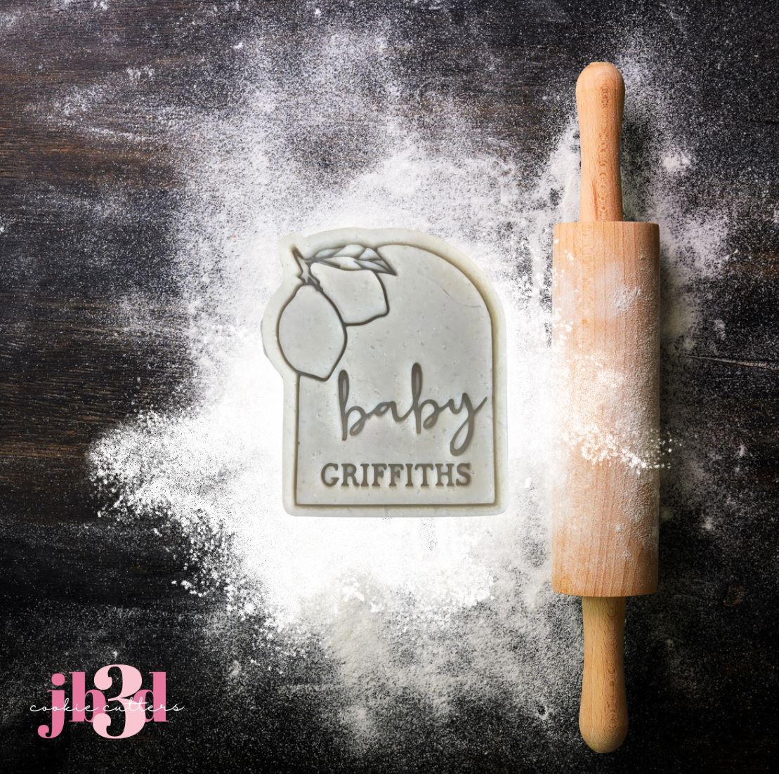 Baby Griffiths (lemon) Custom - Cutter & Embosser Stamp