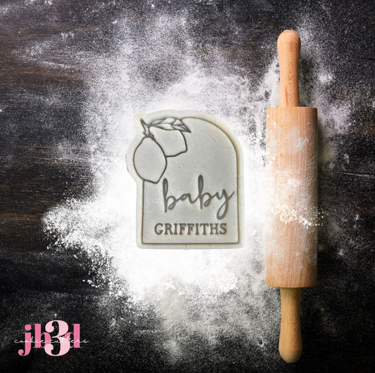 Baby Griffiths (lemon) Custom - Cutter & Embosser Stamp