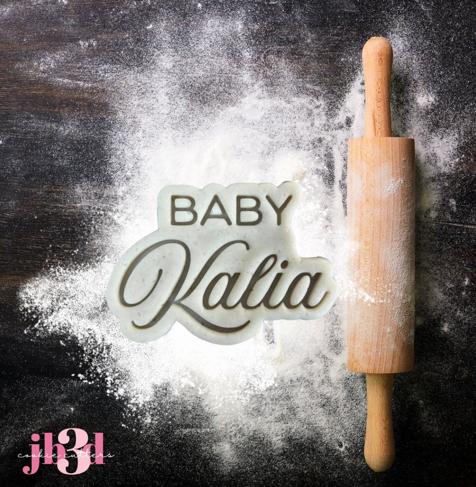 Custom Baby name  - Cutter & Embosser Stamp