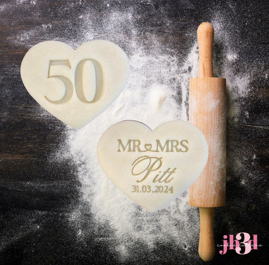 Custom Wedding 50 - Cutter & Stamps