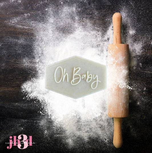 Oh Baby - Cutter & Debosser Stamp