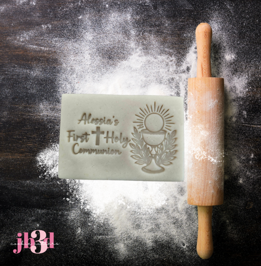 Custom Holy Communion - Cutter & Embosser Stamp