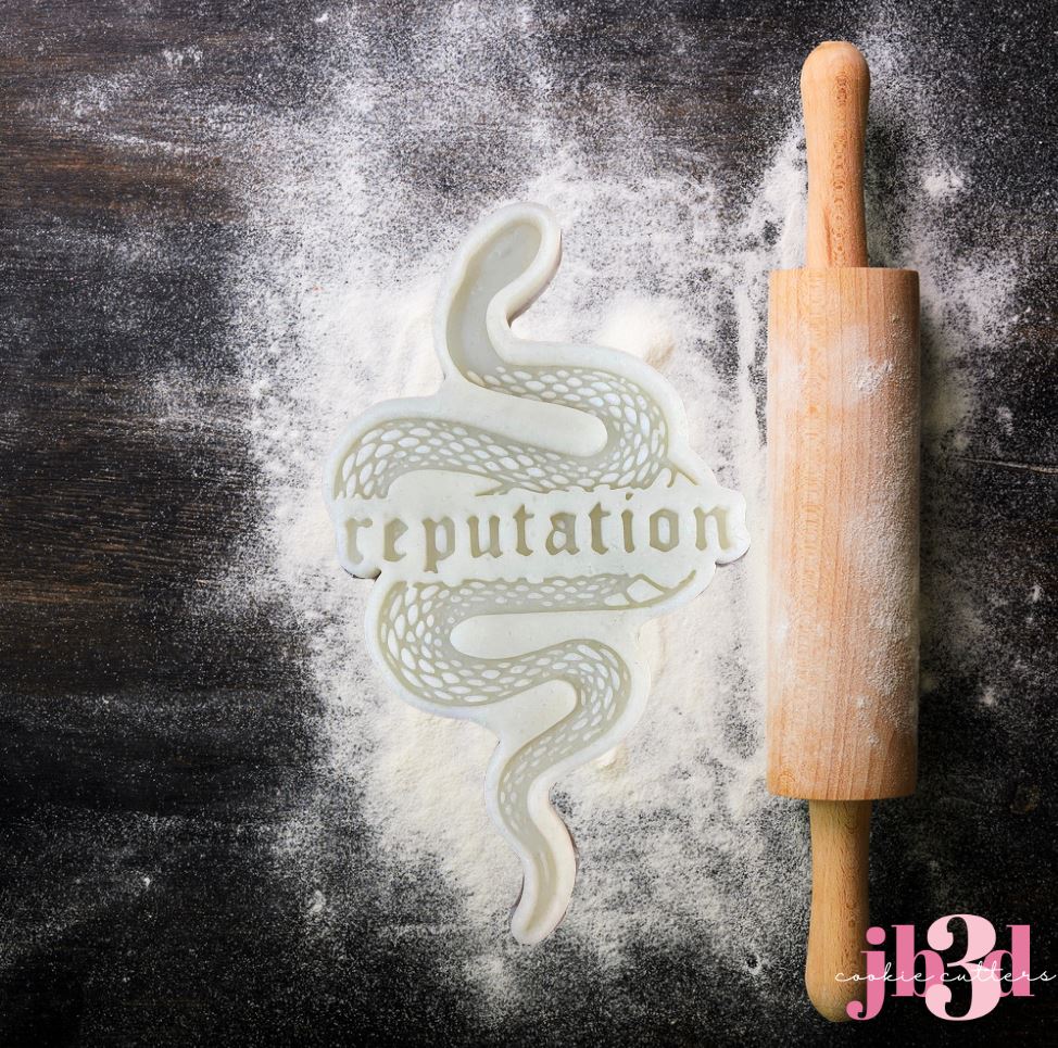 REPUTATION Snake Taylor Swift   or DIY Name - Cutter & Embosser Stamp