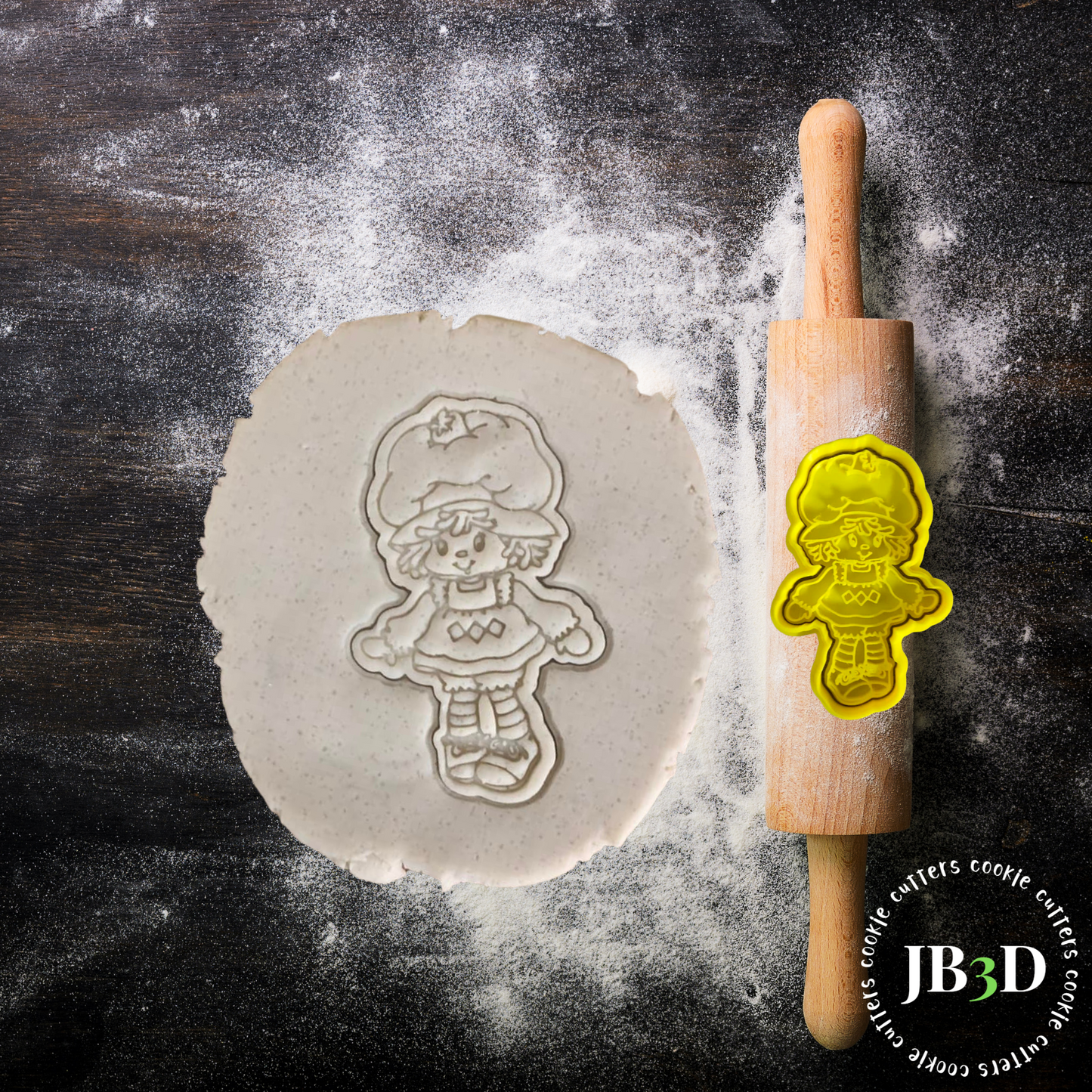 Straw berry Short cake Cutters & Embossers