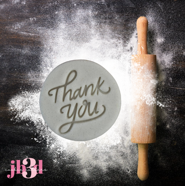 Thank You - 70mm Embosser Stamp