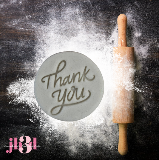 Thank You - 70mm Embosser Stamp