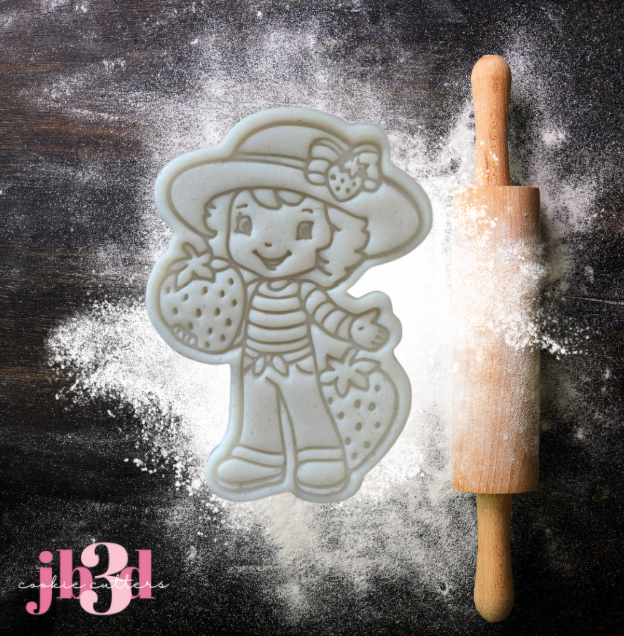 Custom Names Strawberry Shortcake Baby Shower - Cutters & Embosser Stamps