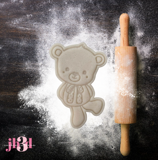 Cute Bear - Cutter & Embosser Stamp