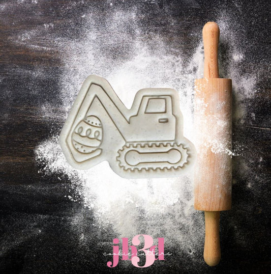 Easter Digger - Cutter & Embosser Stamp