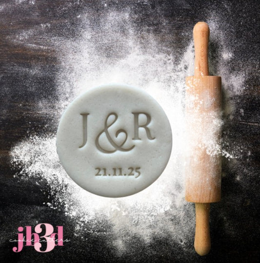 Custom Wedding 70mm Embosser Stamp