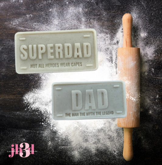 NUMBER PLATES - Father's day - Cutters & Embossser/Debosser Stamps