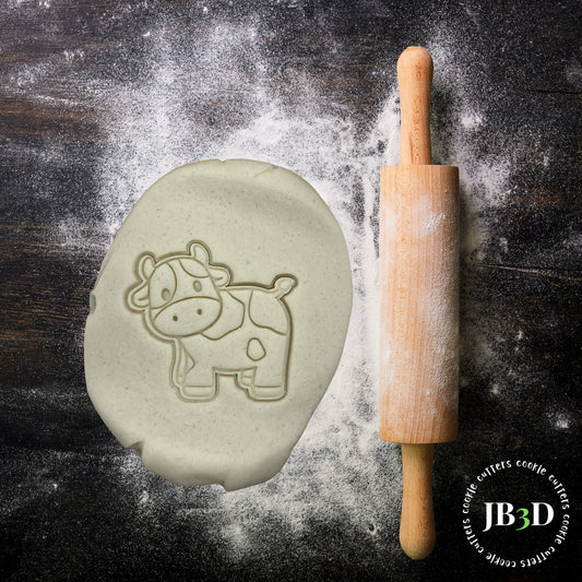 COW  Cookie Cutter & Stamp