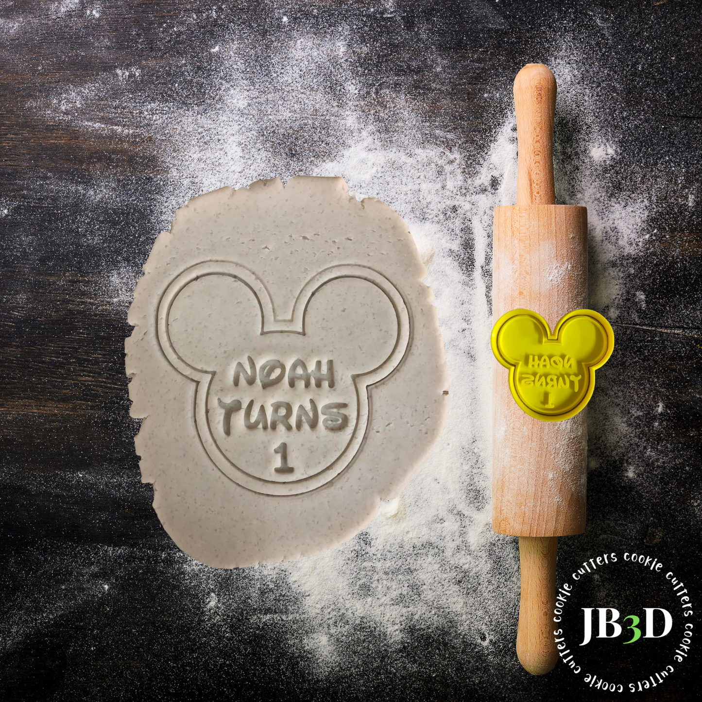 Mickey turns 1 - Custom Cutter & Embosser